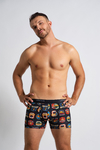 CUECA UPMAN BOXER ESTAMPA DIGITAL RÓTULOS DE CERVEJA COTTON