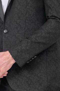 Terno Raffer Jacquard Preto Superslin Cerimonial e Tuxedos na internet