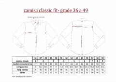 CAMISA MASCULINA RAFFER AZUL MARINHO COM LISTRAS MANGA CURTA CLASSIC FIT - comprar online