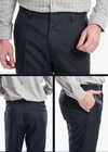 Calça ALFAIATARIA Azus MASCULINA preta SLIM FIT