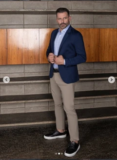 Blazer Malha KDU Slinfit na internet