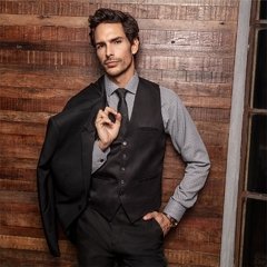 COLETE SOCIAL PRETO GUILHERME LUDWER SLIM - comprar online