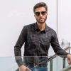 CAMISA MASCULINA LUIZ EUGENIO XADREZ FIO 50 COMFORT