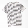 CAMISETA MASCULINA BEGE LISTRADA DOCTHOS BENATURE CANHAMO SLIM