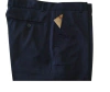 Calça Social Victor Marcel Azul Marinho Risca Masculina Slim