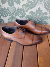 SAPATO SOCIAL DERBY VILLAGE GUCCI ALBANESE COR WHISKY