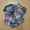 Camisa Docthos Xadrez Roxo Slim