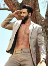 Blazer Docthos Slim Sarja Caqui By Gusttavo Lima