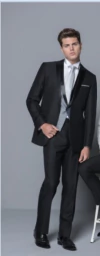 Terno Raffer Preto Slim Fit Cerimonial E Tuxedos