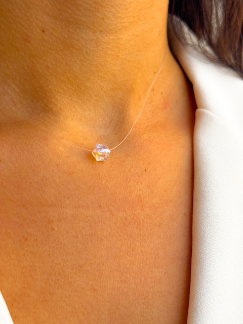 Choker Tanza Cubo 6 mm - comprar online