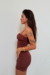 vestido ágatha marrom