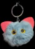 Llavero Bola/pompon de peluche gato - comprar online