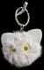 Llavero Bola/pompon de peluche gato en internet
