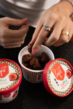KIT COM 6 UNIDADES DE LAFRUÍ 120g (Framboesas cobertas com chocolate) na internet