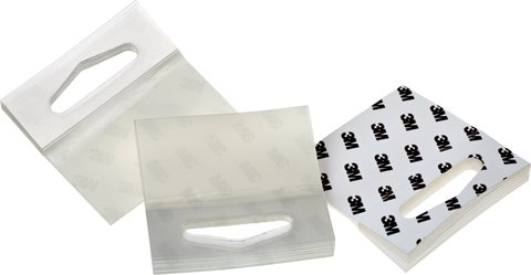 SCOTCH HANG TABS #1075 2"X2" CAJA X500