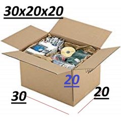 CAJAS CARTON 30X20X20 70 LBS.
