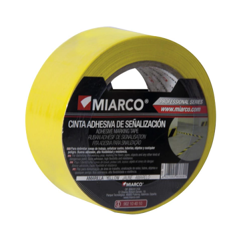 Cinta Demarcatoria Pvc Amarilla Y Negra / Amarilla