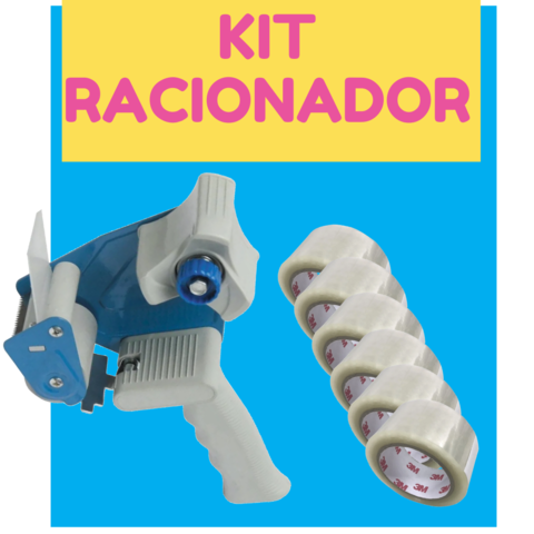Kit Racionador + 6 Cintas De Embalaje 48mm X 50m
