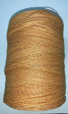 HILO ALGODON PULIDO MARRON BOBINA