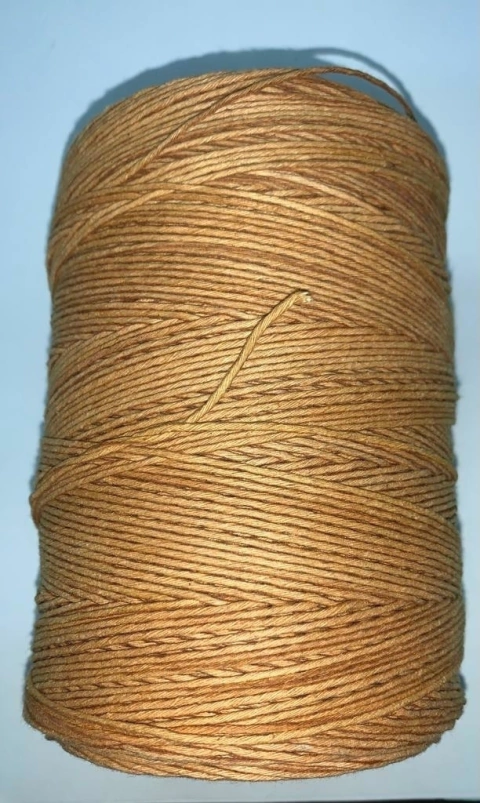 HILO ALGODON PULIDO MARRON BOBINA