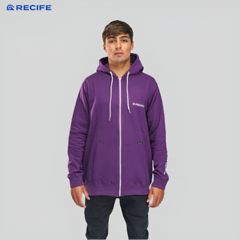 BUZO CAMPERA CRENATA (VIOLETA) - tienda online
