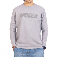 REMERA MANGA LARGA TONICIA (GRIS CLARO)