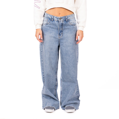 JEAN WIDE LEG FALCATA (AZUL)