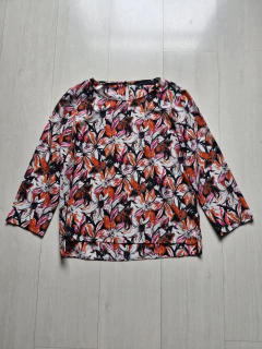 Blusa Zara floral P na internet