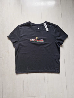 Cropped Converse preto P