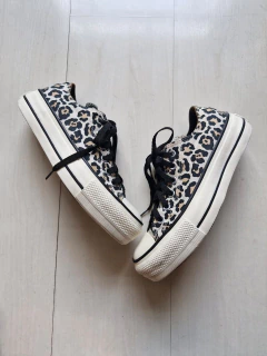 Converse All Star plataforma animal print 38 - comprar online