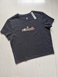 Cropped Converse preto P - comprar online