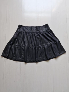 Saia suede preta brilho 42 na internet