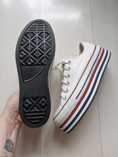 Imagem do Converse All Star plataforma dupla branco 37