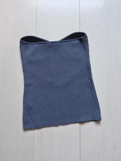 Blusa tomara que caia Zara azul PP - comprar online