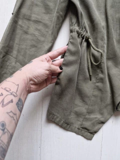 Parka verde militar Yessica P - Brechó SP