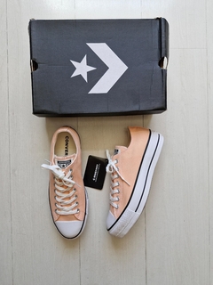 Converse All Star plataforma pêssego 40