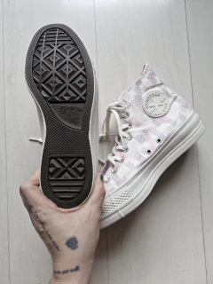 Imagem do Converse All Star plataforma estampa pincelada 38