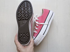 Converse plataforma rosa cano baixo 33 - Brechó SP