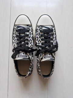 Converse All Star plataforma animal print 38 - Brechó SP