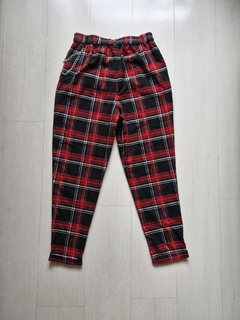Calça xadrez Blue Steel M - Brechó SP