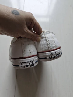 Converse All Star couro sintético branco 37 - loja online