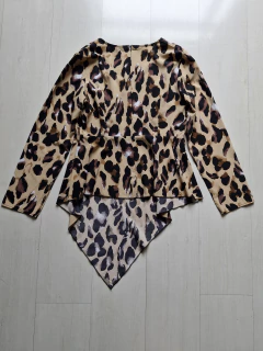 Blusa animal print G - Brechó SP