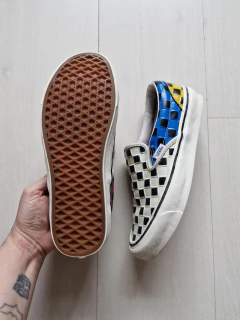Vans Slip On Checkerboard em couro colorido 37 - comprar online