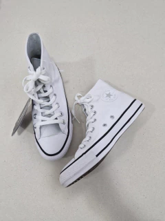 Converse All Star branco e prata 34