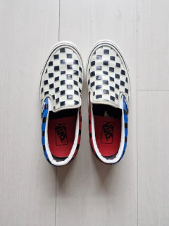 Imagem do Vans Slip On Checkerboard em couro colorido 37