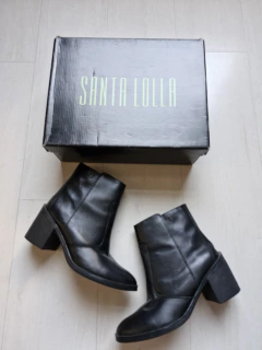 Bota Santa Lolla couro preto 37