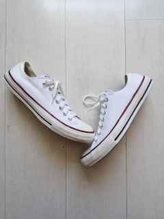 Converse All Star branco cano baixo 43 - comprar online