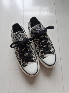 Converse All Star plataforma animal print 33 - Brechó SP