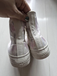 Converse All Star plataforma estampa pincelada 38 - loja online