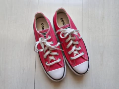 Converse plataforma rosa cano baixo 33 - comprar online